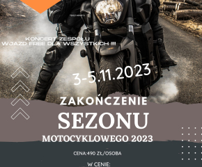 ZAKOŃCZENIE SEZONU MOTOCYKLOWEGO 2023